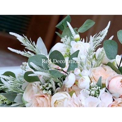 BUKET BUNGA MAWAR HIASAN MOBIL PENGANTIN - BUNGA MOBIL PENGANTIN MURAH