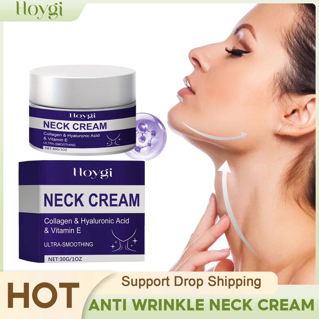 Neck Wrinkle Removal Cream Tightening Firming Fade Fine Lines Double Chin Anti-Aging Necklines