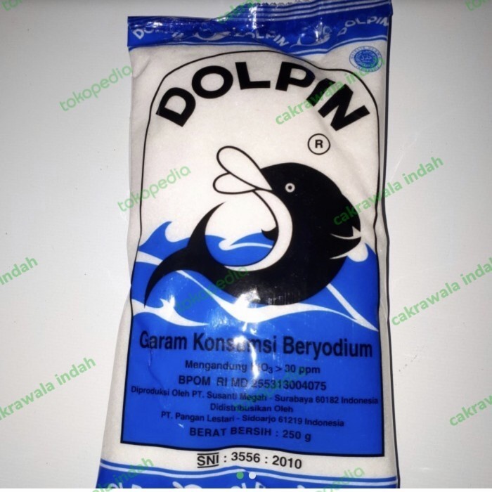 

(Best) FINNA Dolpin Garam Dapur Beriodium 250 gram