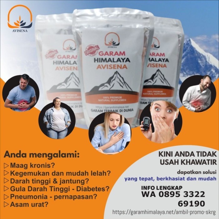 

(Best) Garam Himalaya Ibnu Sina 500gr - Halus