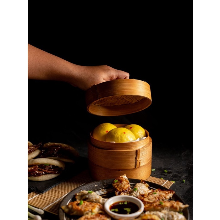 

(Good) High Protein Chicken Breast Gyoza . (Healthy Diet Catering Prep Meal)