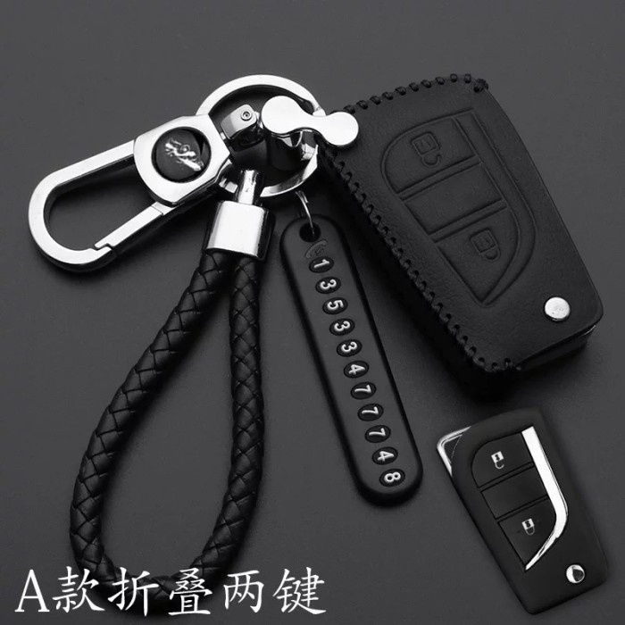 Sarung Kunci Kulit Toyota Kijang Innova Fortuner Hilux Asli 100%