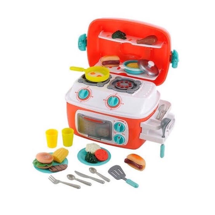 Promo Terbatas Elc Mini Sizzling Kitchen Set Mainan Set Masak-Masakan Anak Aman