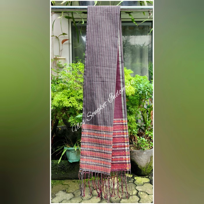 Terbaru Hande Hande Ragi Hotang Hitam - Selendang Ulos - Ulos Manortor Tidak Pakai Puring Bahan Full