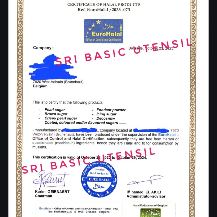 Promo Terbatas Sri Belgian Pearl Sugar Nib Aman