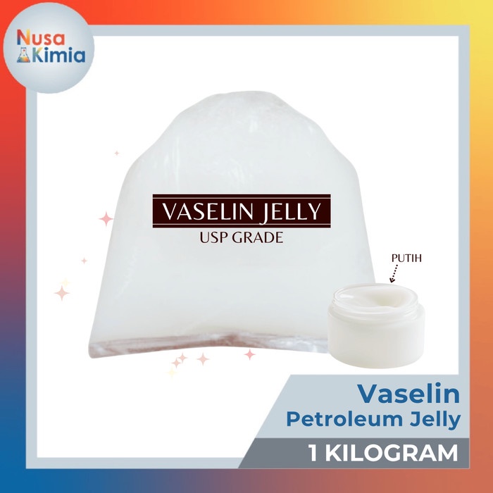 ReadyDong- Vaseline Petroleum Jelly Putih USP Grade 1 Kg / Vaseline Album -yuk c.o