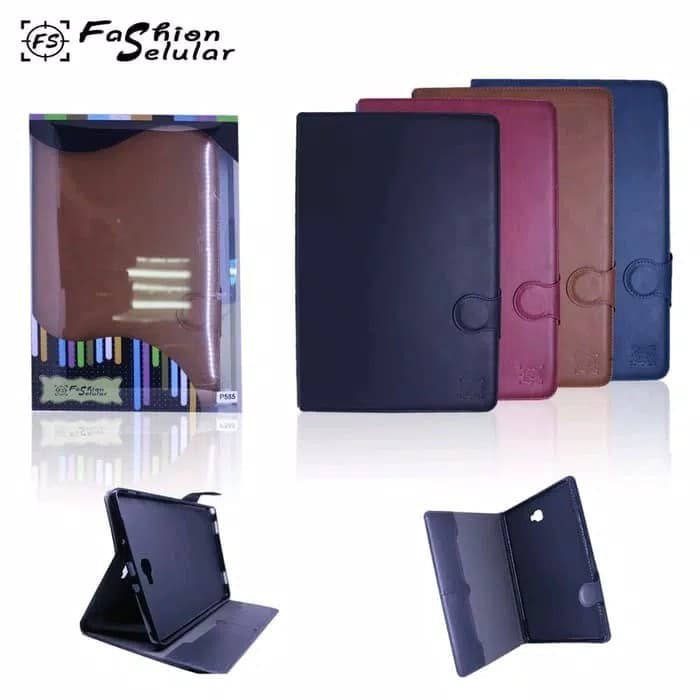 Jt Top Case Samsung Tab A 10.1 T580 T585 Flip Cover Leather Wallet Book Cover