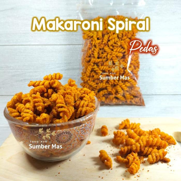 

Makaroni Spiral Macaroni Spiral Rasa Pedes Berat Bersih 1 Kg - Pedas