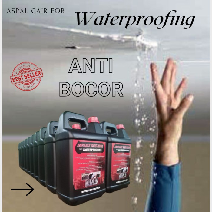 CAT TEMBOK ANTI BOCOR CAIRAN PENAMBAL ANTI BOCOR ASPAL CAIR ANTI BOCOR
