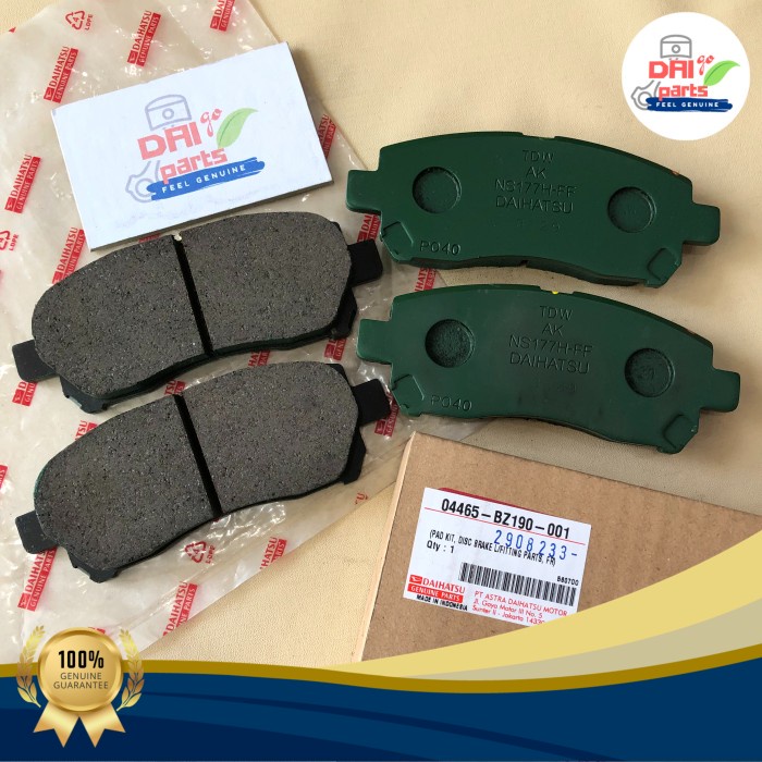 Brake Pad / Kampas Rem Depan Tdw Rush Terios Avanza Xenia Original