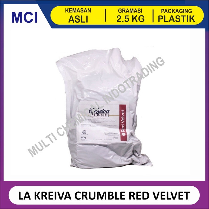 

Sale Terbatas Red Velvet La Kreiva Crumble Fine Topping 2.5 Kg Aman