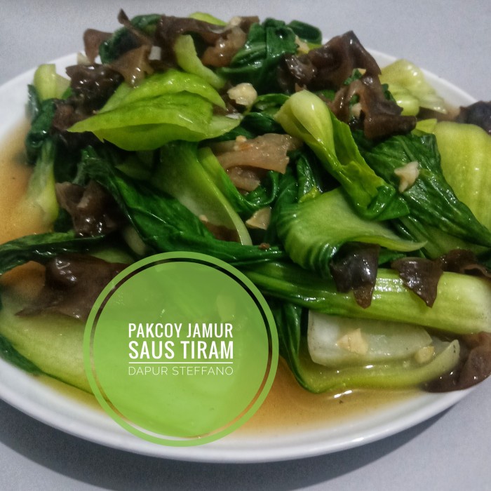 

Pakcoy Jamur Saus Tiram Ala Resto