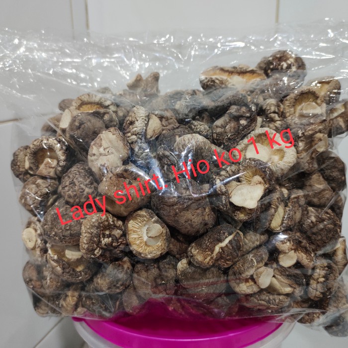 Hio Ko / Hioko 1 Kg (Jamur Shitake Kering) Mushroom Shitake