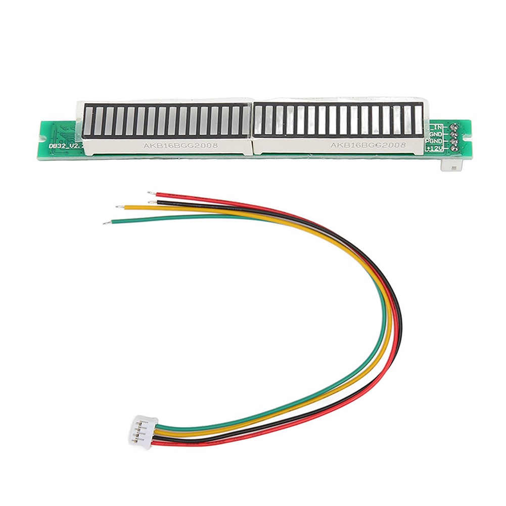 Mono 32-Bit Dual Mode MIC Sound Control Level Indicator LED Music VU Meter Light Spectrum Sound Indi