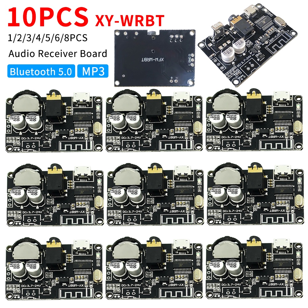 XY-WRBT Bluetooth-Compatible 5.0 Audio Receiver Board BT 5.0 MP3 Lossless Decoder Board MP3 BT 5.0 A
