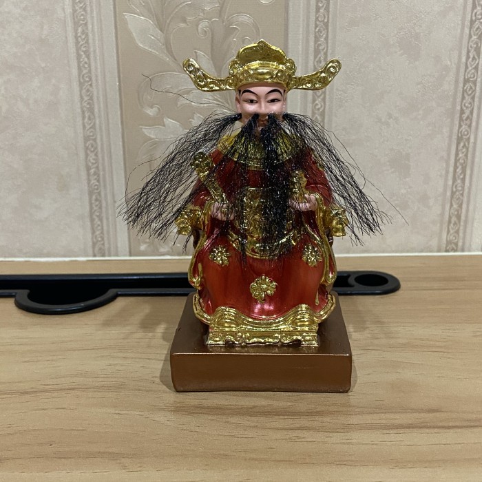 Patung Dewa Rejeki Cai Sen / Cai Shen Yang Fiber 4 Inch