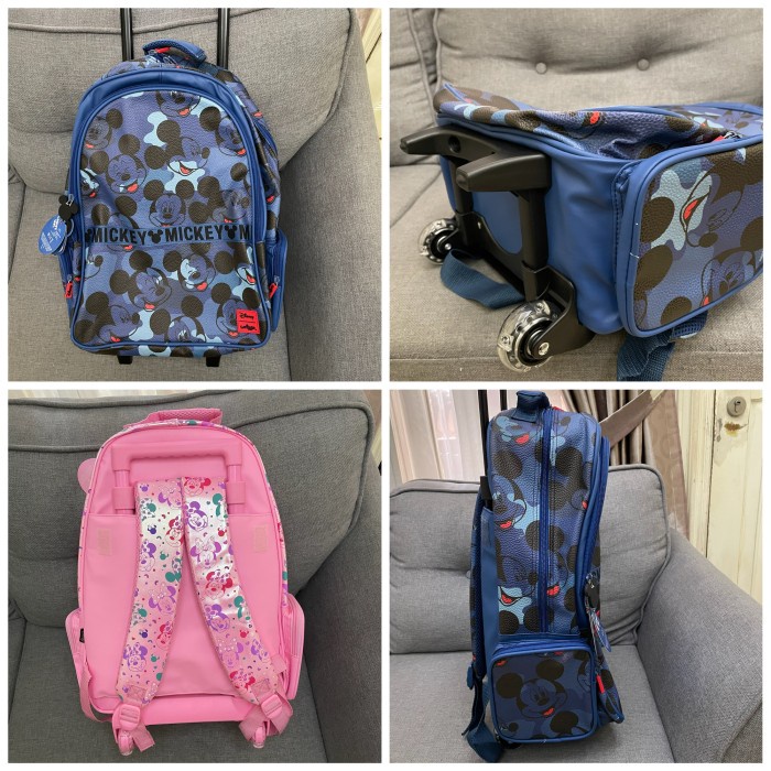 Tas Trolley Anak/Tas Trolley Smiggle/Trolley Anak/Hardcase Trolley -Gratisongkir