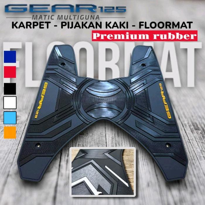 Karpet Yamaha Gear Karpet Pijakan kaki Yamaha Gear 125