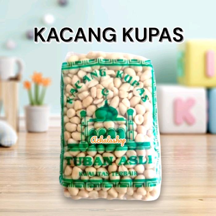

Kacang Kupas Mentah 3 Bungkus Kacang Kupas Tuban Kemasan 250 Gr Mede Kering Best Seller