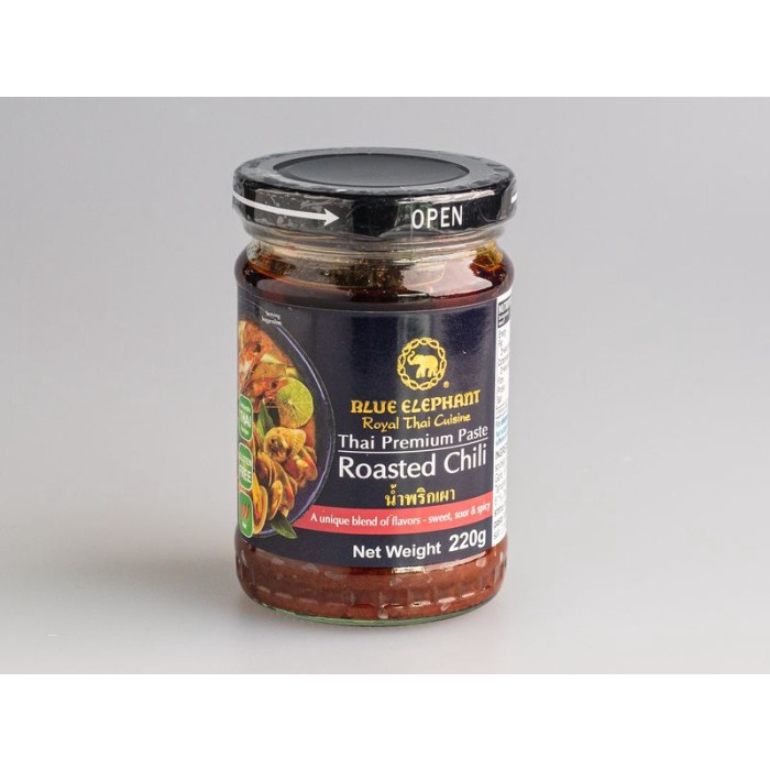

Blue Elephant Thai Premium Paste Roasted Chili 220 Gram