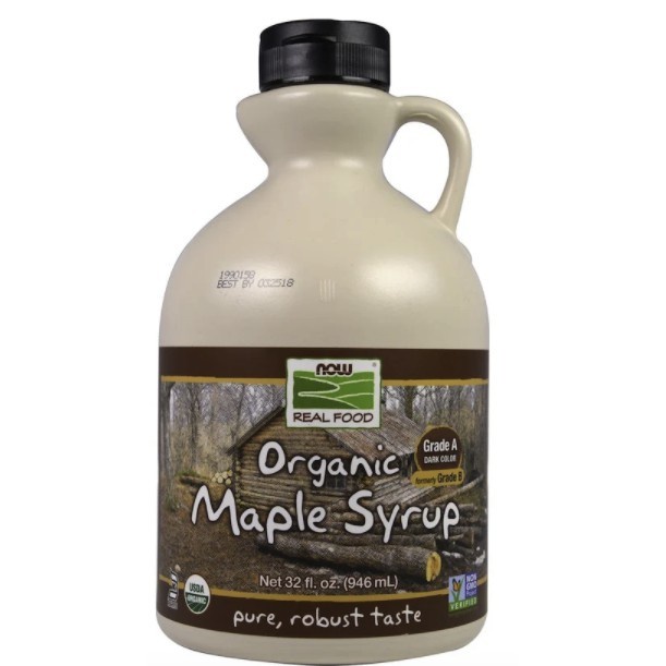 

Now Foods Real Organic Maple Syrup Grade A Dark Color 946 Ml