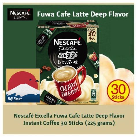 

Nescafe Excella Fluffy Latte Mild N Deep Taste Instant Coffee 30 Stick