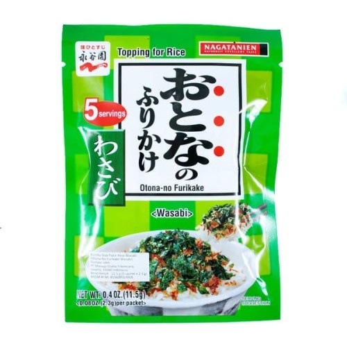 

Bumbu Tabur Nasi Nagatanien Otona No Furikake Wasabi 11.5 Gram