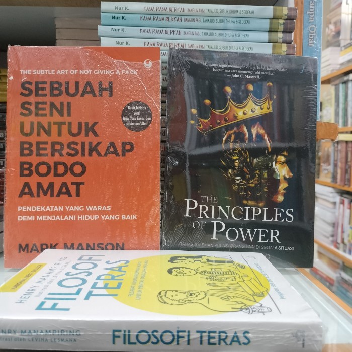 Paket 3 Buku Sebuah Seni Untuk Bersikap Bodo Amat, The Principlesof P