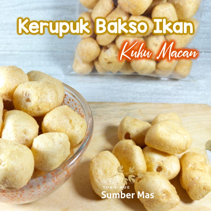 

KERUPUK BAKSO IKAN(100g)