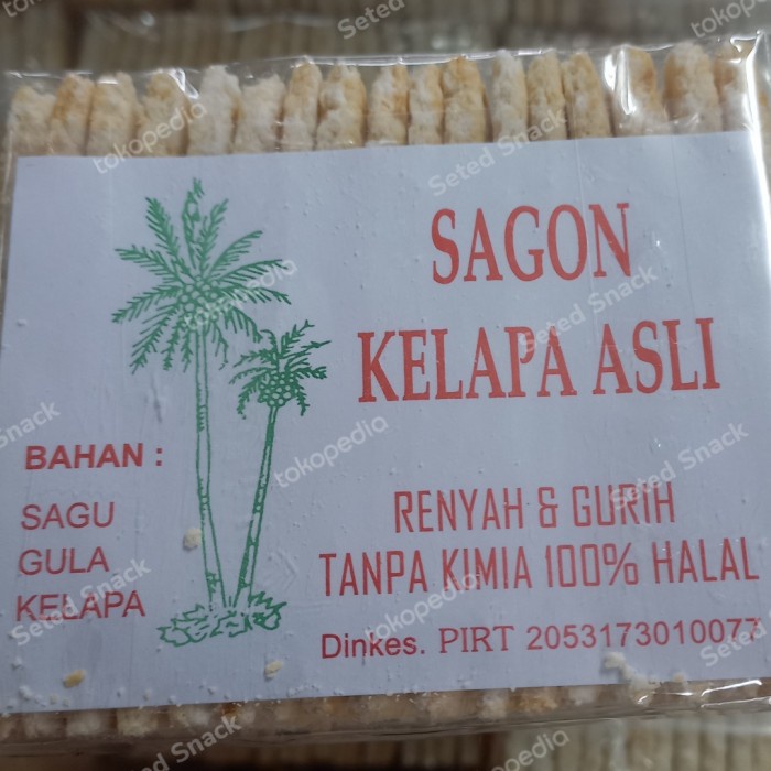 

Kue Sagon Kelapa Asli