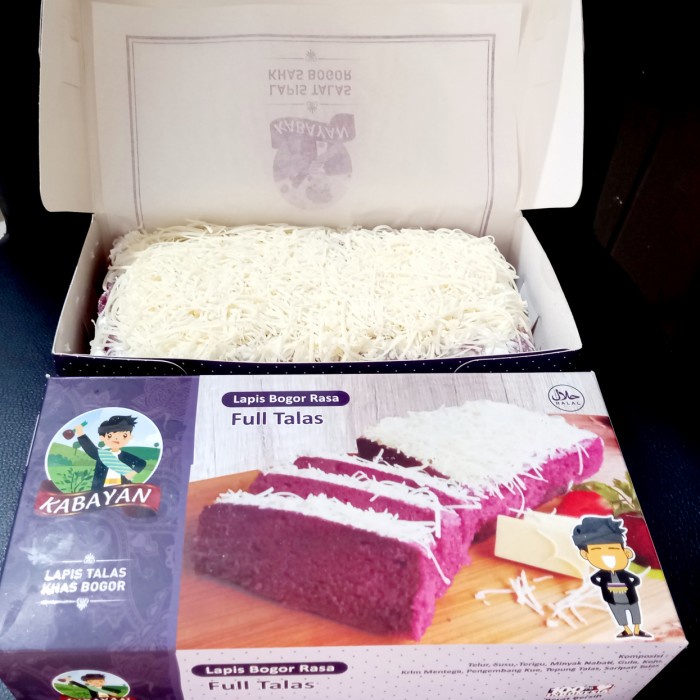 

Lapis Bogor Kabayan / Brownies kukus oleholeh bogor visit bogor