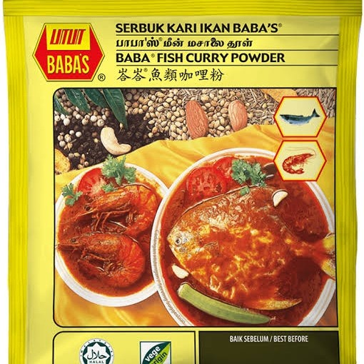 

BABA Bumbu Kari ikan 250g Babas Bubuk fish Curry Powder Malay 250 gr