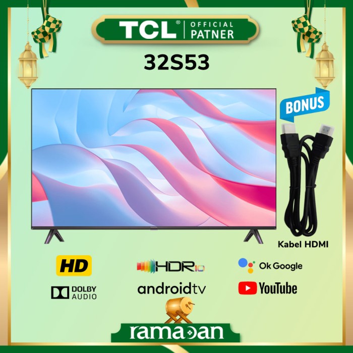 TCL x IFFALCON 32" Smart TV 32S53 Bezelless Official