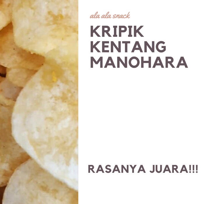 

KRIPIK KENTANG KEJU MANOHARA