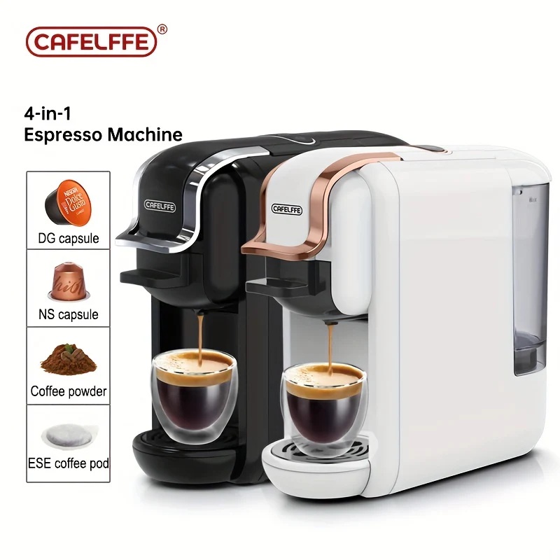 

Mesin Kopi Espresso 4in1 Cafelffe AC-514K, 19 Bar, 1450W, 600ml - Listrik, Air