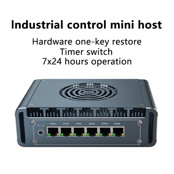 Industrial Mini Pc G31F Core I3 1215U 6 Port Lan 2.5G Intel I226V Support Pfsense Mikrotik X86