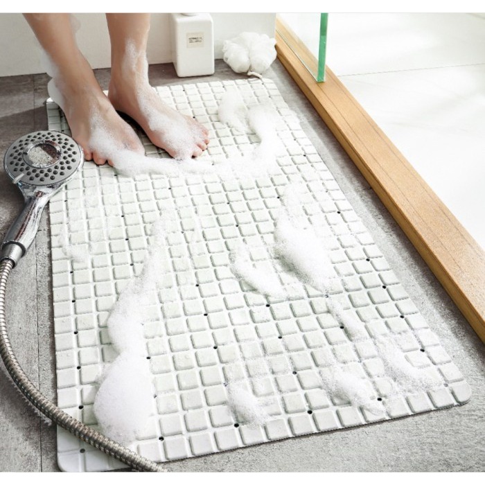 Sudoku Pvc Bathroom Shower Mat Keset Kamar Mandi Pvc Anti Slip Suction