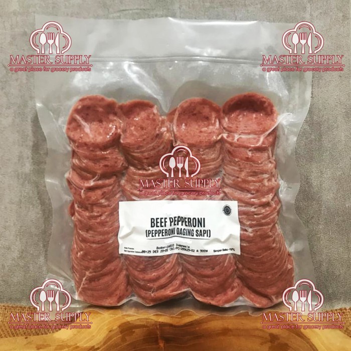 

Beef Pepperoni Pizza 500 Gr / Topping Daging Sapi Pizza Enak / Halal