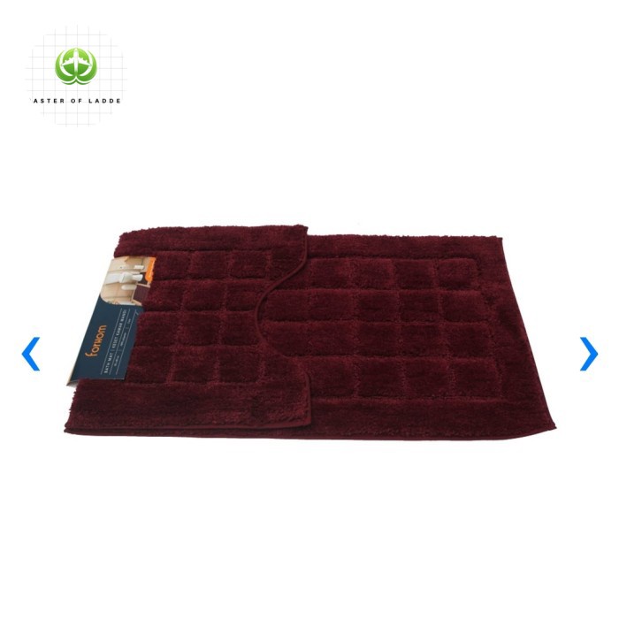 Set Keset Kamar Mandi Dan U Shape Kloset Arthome 50 Cmx80 Cm 2 Pcs