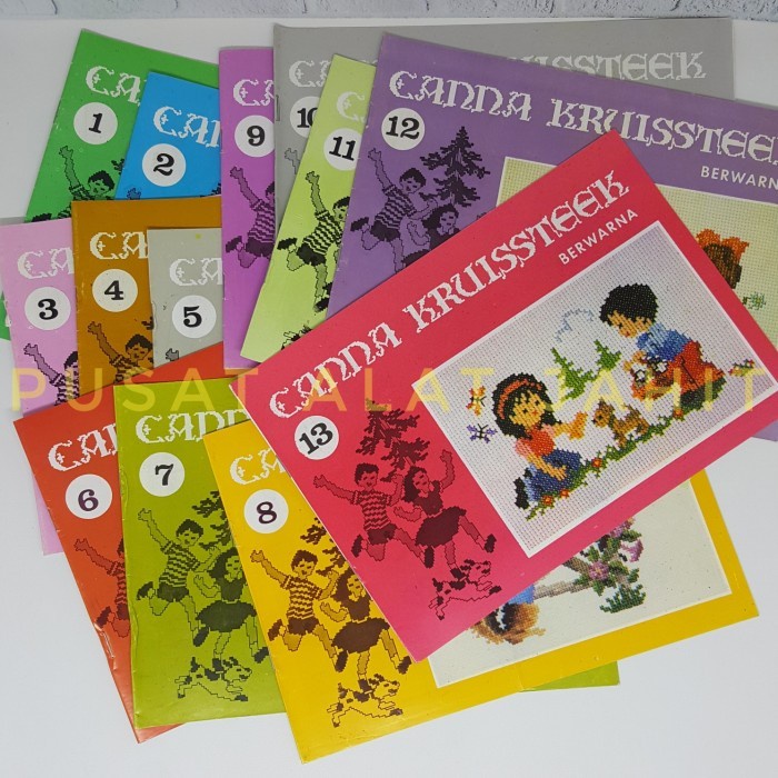 [BestSeller] BUKU KRUISSTEEK CANNA BUKU KRISTIK BELAJAR SULAM MENYULAM CROSS STITCH