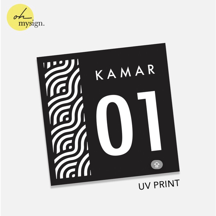 

[BestSeller] Custom Nomer Kamar Akrilik Untuk Kost / Villa / Hotel / Penginapan UV Print