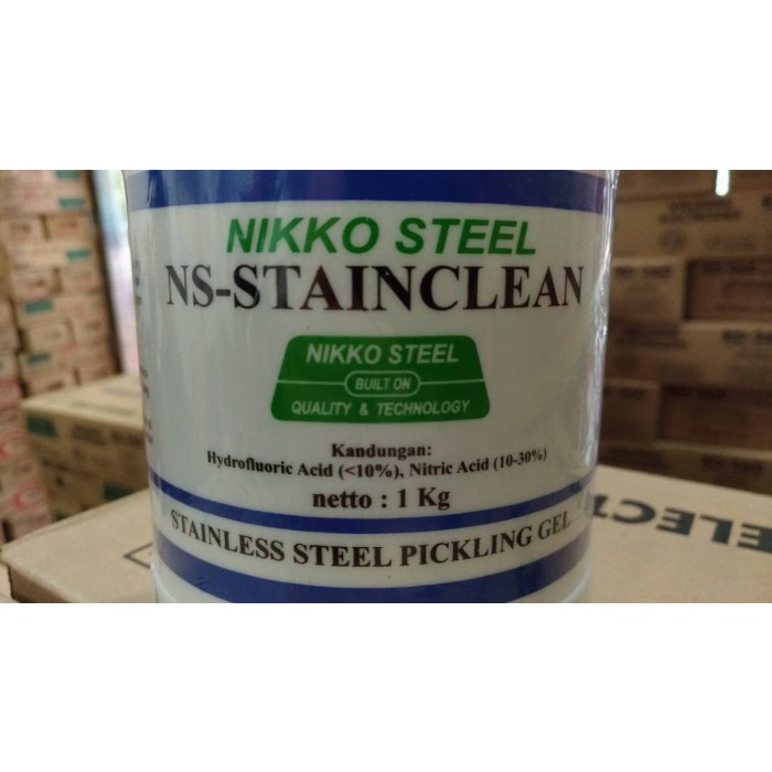 

Promo Terbatas Nikko Steel Ns - Stainclean, S/S Pickling Gel 1Kg Aman