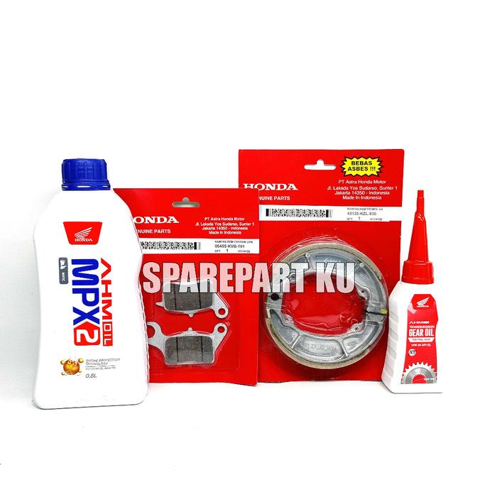 (HEMAT) PAKET KAMPAS REM BEAT FI ESP POP VARIO 110 FI VARIO 125 150 / KAMPAS REM BELAKANG + DISPAD