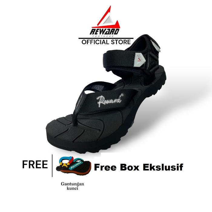 Sandal Gunung Jepit Premium Outsole Hitam Pria Wanita