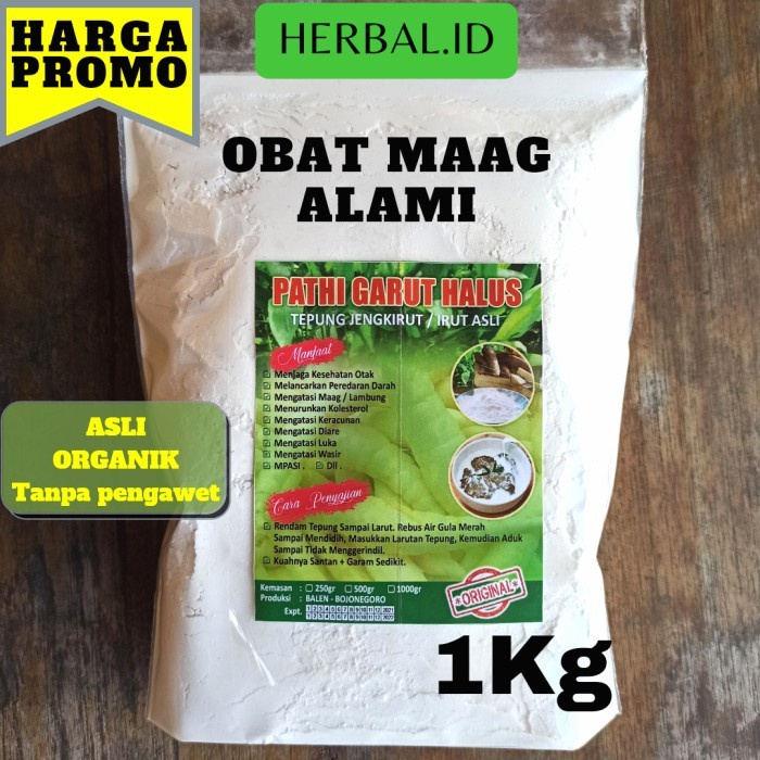 

(BestSeller) tepung pati garut 1 kg /pati kerut/ arrowroot / pati irut 1kg