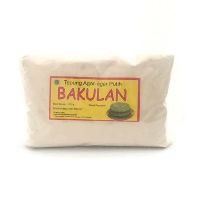 

(BestSeller) Agar agar bubuk Murni Bakulan powder repack 100gr plain tanpa vanili p