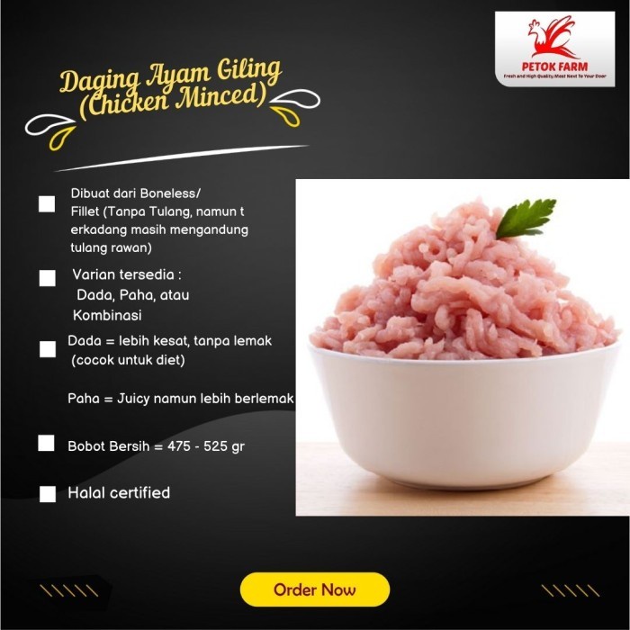 

(BestSeller) Daging Giling Ayam / Chicken Minced
