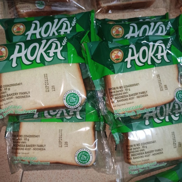 

(BestSeller) Aoka Roti panggang Roti Viral super lembut