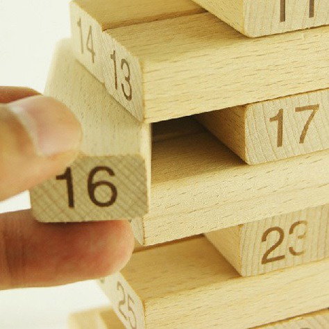 {{ Permainan Mainan Balok Susun Kayu Angka Edukatif Edukasi Dadu Ukuran Besar Ready }}
