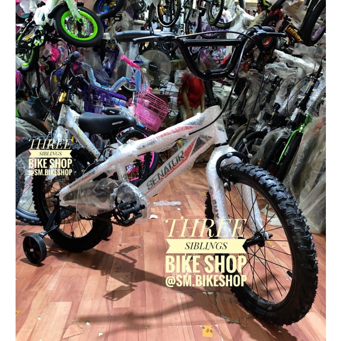 SEPEDA ANAK BMX SENATOR 18 inch WARNA PUTIH Kode 435